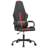 Cumpara ieftin Scaun de gaming de masaj, negru si rosu, piele ecologica