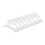 Suport Capace și Farfurii, Plastic, Alb, 29.5x13.5x6.5 cm