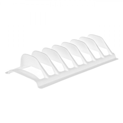 Suport Capace și Farfurii, Plastic, Alb, 29.5x13.5x6.5 cm foto