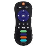 Jucarie de Dentitie Silicon Telecomandă TV Neagră, CMCLASS