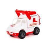 Ambulanta ConsTruck cu grip, 24x14x18 cm, Wader