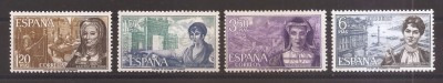 Spania 1968 - Personalități, MNH foto