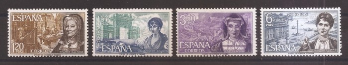 Spania 1968 - Personalități, MNH