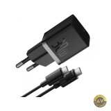 Incarcator Retea Cu Cablu USB-C Baseus GaN5S 30W 3A 1 x USB-C Negru P10110902113-00