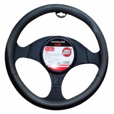 Husa volan Klub - M - &amp;Oslash; 37/39cm - Negru/Gri Garage AutoRide foto