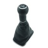 Nuca Schimbator Viteze Manson VW Golf 4 IV 5 Trepte 12mm Negru Crom Piele Ecologica