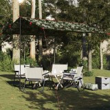 VidaXL Prelată de camping, camuflaj, 306x306 cm, impermeabilă