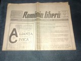 ZIARUL ROMANIA LIBERA 29 NOIEMBRIE 1990