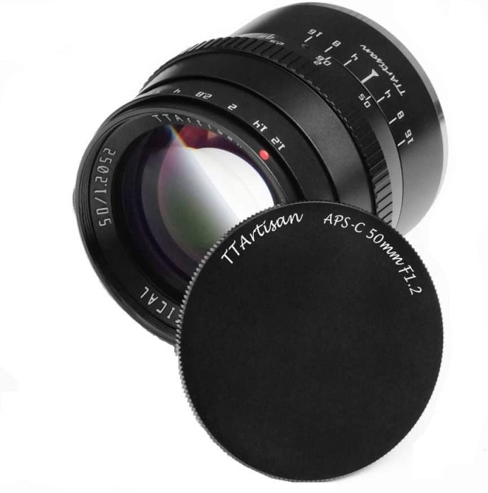 Obiectiv Manual TTArtisan 50mm F1.2 APS-C