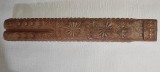 Fluier din lemn model deosebit ( cu 2 nari - ingemanat / gemanat ) lungime - 32 cm -