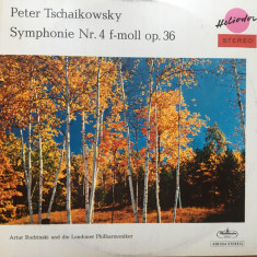 Tschaikowsky - Symphonie Nr 4 F-Moll Op36 Rodzinski Londoner Philharm Disc vinil foto