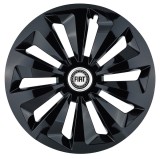 Cumpara ieftin Set 4 capace roti Fox negru R14 pentru gama auto Fiat, Autohelix MSA