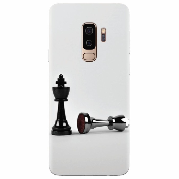 Husa silicon pentru Samsung S9 Plus, Chess