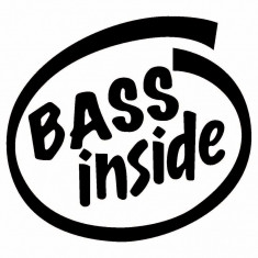 Sticker Auto Bass Inside foto