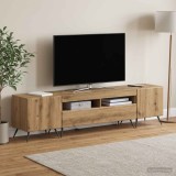 Cumpara ieftin Cabinet TV cu LED BREDA 3 buc. Stejar Artizanal Lemn prelucrat