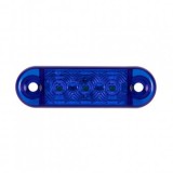 Lampa Pozitie LED Albastra 12V 24V Dreptunghiulara 3 SMD Utilitare Camioane Remorca FR0171ZI