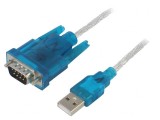 Convertor USB la RS232 D-Sub 9 pini, 1m