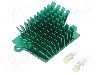Radiator extrudat, aluminiu, 41mm x 45mm, verde, Advanced Thermal Solutions - ATS-1042-C1-R0