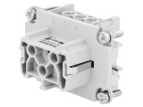Conector HDC Contact Mamă 6 6 PE 22A