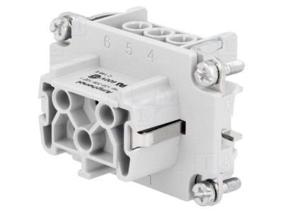 Conector HDC mamă 6+PE 22A foto