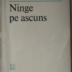 ION PETRACHE - NINGE PE ASCUNS (POEME) [editia princeps, 1988]