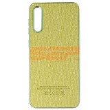 Husa Samsung Galaxy A50, TPU Leather Denim, Verde