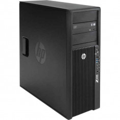 Workstation HP Z420 Tower, Intel 4 Core Xeon E5-1603 2.8 GHz, 8 GB DDR3 ECC; 500 GB HDD SATA; Placa Video nVidia GeForce GT 710, 2 GB DDR3; DVDRW; W foto