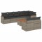 Patio Sofa Set 9-Locuri Grey - 1