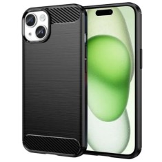Husa iPhone 15 Carbon Negru Techsuit
