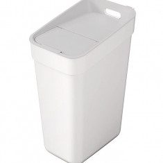 Coș de gunoi Curver READY TO COLLECT, 30L, 24,6x36,7x55,1 cm, alb, pentru gunoi