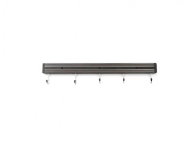 Suport magnetic pentru cutite cu carlige pentru ustensile, L=60 cm foto