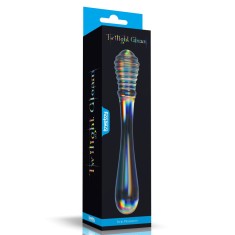 Dildo din Sticlă Twilight Gleam - Plăceri Duble