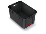 Container negru KISTENBERG 544x362x300mm capacitate 50kg pentru transport polimeri