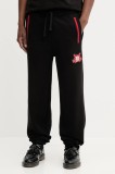 HUGO pantaloni de trening culoarea negru, uni, 50544516