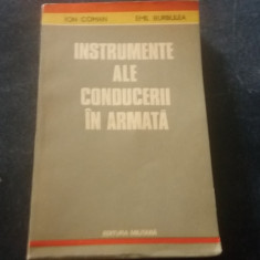 ION COMAN - INSTRUMENTE ALE CONDUCERII IN ARMATA