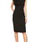 Rochie midi slim fit Trendyol pentru femei, negru, marime 38 - OUTLET