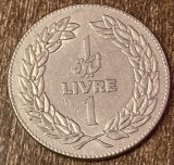 C50 - Moneda foarte veche - Liban - 1 livre - 1981