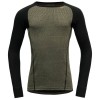 Bluza Corp Barbati Devold Duo Active Merino 205 Lichen/Caviar XL Lana Merino Termo Tricou Schi Alpinism