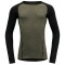 Bluză de corp DEVOLD Duo Active Merino 205 Shirt Man lichen/caviar XL