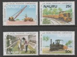 Nauru 1985 - Minele de fosfat, minerit, serie neuzata