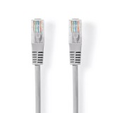 Cablu UTP Nedis Cat5e mufat 0.5m patch cord gri