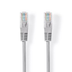 Cablu UTP Nedis Cat5e mufat 0.5m patch cord gri