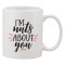 Cana alba personalizata &#039;I&#039;m nuts about you&#039;, INOVATIX&reg;. 330ml