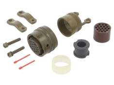 Conector circular mamă AMPHENOL PT/451 19 pini 7,5A 600V drept