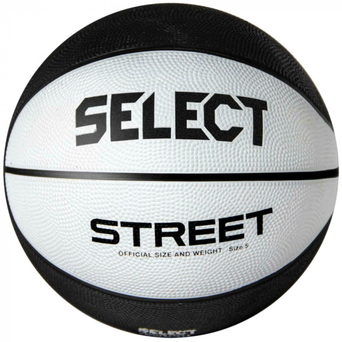 Mingi de baschet Select Street 2023 Basketball STREET BLK-WHT negru