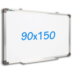 Tabla magnetica whiteboard 90x150 cm, rama aluminiu, tavita markere foto