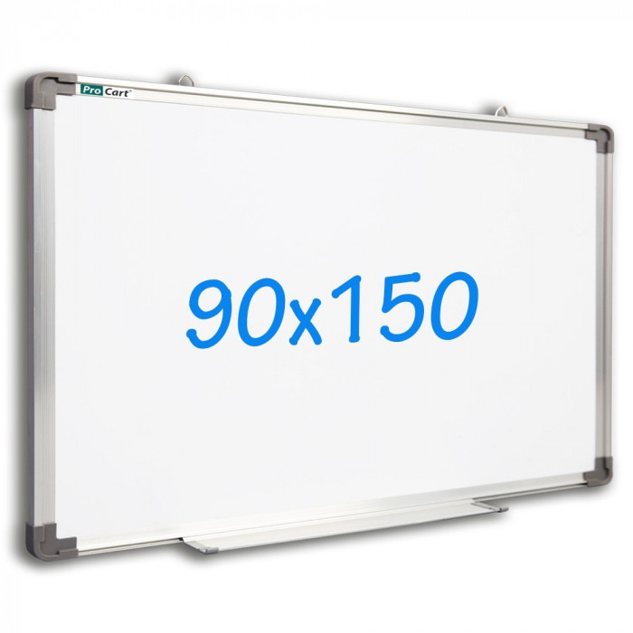 Tabla magnetica whiteboard 90x150 cm, rama aluminiu, RESIGILAT