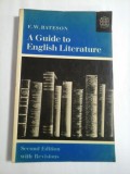 A Guide to English Literature - F. W. BATSON