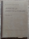 Aspecte si directii literare - N. Davidescu// vol. 2, 1924