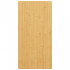 vidaXL Blat de masă, 50x100x2,5 cm, bambus
